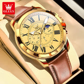 Relógios Masculinos Pulseira de Couro